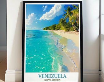 Venezuela Print-  Morrocoy National Park Print - Venezuela Wall Art - Venezuela Framed Print - Venezuela Canvas Print - Venezuela Gifts