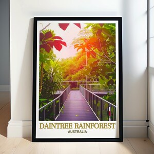Daintree Rainforest Travel Print - Daintree Discovery Centre Poster and Print - Daintree Rainforest Decor - Daintree Discovery Centre Decor