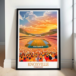 Knoxville Poster - University of Tennessee Art Collection - Scenic Campus Prints - Knoxville Travel Poster - University of Tennessee Art