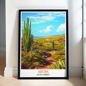 Poster Aruba - Muurkunst Arikok National Park - Poster Arikok National Park - Poster Aruba - Aruba ingelijste poster - Canvasafdruk Aruba