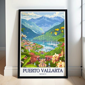Puerto Vallarta Wall Art -  Puerto Vallarta Marina Art and Vallarta Botanical Gardens Prints - Puerto Vallarta Art and Mexico Wall Decor