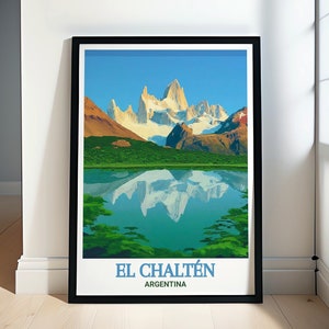 El Chalten Travel Print - Laguna Capri Decor - Laguna Capri Travel Prints - El Chalten Prints and Laguna Capri Posters - El Chalten Gift