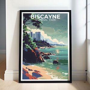 Biscayne Bay Trail Wall Art - Art from Biscayne Bay Trail - Biscayne National Park Travel Posters - Florida Keys Travel Gifts