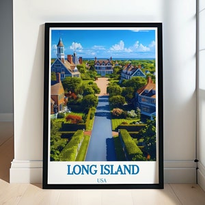 Long Island Wall Art - The Hamptons Luxury Beachfront Posters  - The Hamptons and Long Island Art Prints