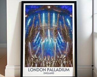 London Palladium Kunst - Palladium Theater - London Palladium Poster - London Theater Druck - London Theater Geschenk - London Palladium Druck