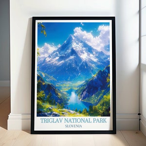 Slovenia with Vintage Travel Posters - Mount Triglav and Lake Bled through Retro Art Prints - Timeless Travel Posters