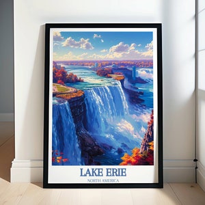 Lake Erie-kunst: prachtige prints en muurkunst - Posters Zuid-Amerika - Lake Erie-kunstwerk en reisposters