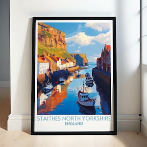 Staithes Scenic Views  Essential Art Pieces for Yorkshire Lovers - Staithes Art Collection
