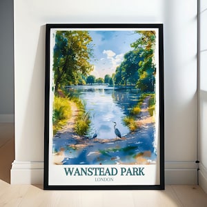 Wanstead Park Poster - Framed Wanstead Park Print - Wanstead Park Wall Art -Wanstead Park Canvas Print -Wanstead Park Travel Gift & Souvenir