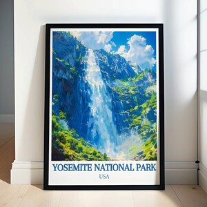 Yosemite Falls Art - Elegant Yosemite Falls Prints -  California Decor- Bring Yosemite’s Beauty - Decor from the Golden State