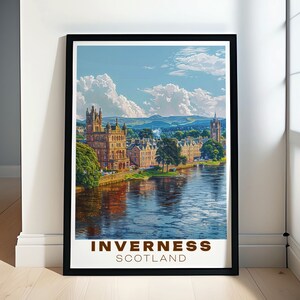 Inverness Castle Poster - Inverness Scotland Print - Inverness Poster - Inverness Print - Inverness Framed Print - Inverness Canvas