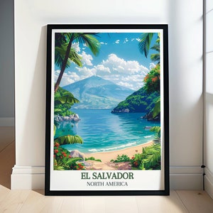 Vintage El Salvador Posters: - Unique Travel Gifts -  El Salvador Art for Every Occasion