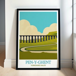 Pen-Y-Ghent Wall Art Collection- Ribblehead Viaduct Art Collection - Yorkshire Dales Prints - Ribblehead Viaduct Posters