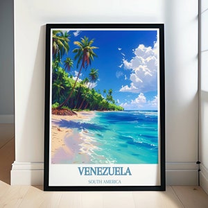 Venezuela Art - Venezuela Poster - Venezuela Print - Venezuela Wall Art - Venezuela Travel Print - Venezuela Canvas - Venezuela Framed