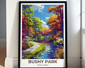 Bushy Park Print - Bushy Park Poster- Longford River Print- Bushy Park Wall Art- Longford River Gift - Bushy Park Gift- Longford River Decor
