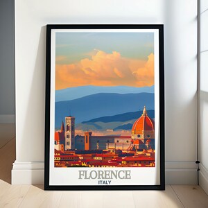 Florenz Poster Kollektion - Kathedrale von Santa Maria del Fiore Art - Florenz Reisegeschenke - Italien Drucke