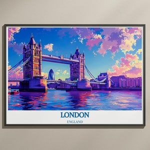 Bishops Park London Artwork - Putney London Landscape Posters - Richmond Park London Art