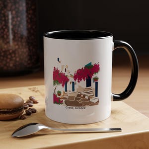 Crete Mug - Crete Coffee Mug - Crete Souvenir - Crete Art Mug - Crete Print Mug - Crete Tea Mug - Crete Greece Mug - Greece Coffee Mug