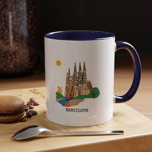 Barcelona Mug - Barcelona Coffee Mug - Barcelona Art Mug - Barcelona Souvenir - Barcelona Gift Mug - Spain Coffee Mug - Barcelona City Mug