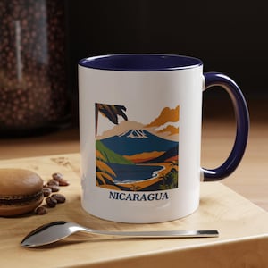 Nicaragua Mug - Nicaragua Coffee Mug- Nicaragua Art Mug- Nicaragua Souvenir - Nicaragua Gift Mug- Nicaragua Travel Mug- Nicaragua Coffee Cup