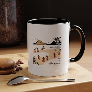 Samoa Mug - Samoa Coffee Mug - Samoa Art Mug - Samoa Souvenir - Samoa Gift Mug - Samoa Print Mug - Samoa Tea Mug - Samoa Island Mug
