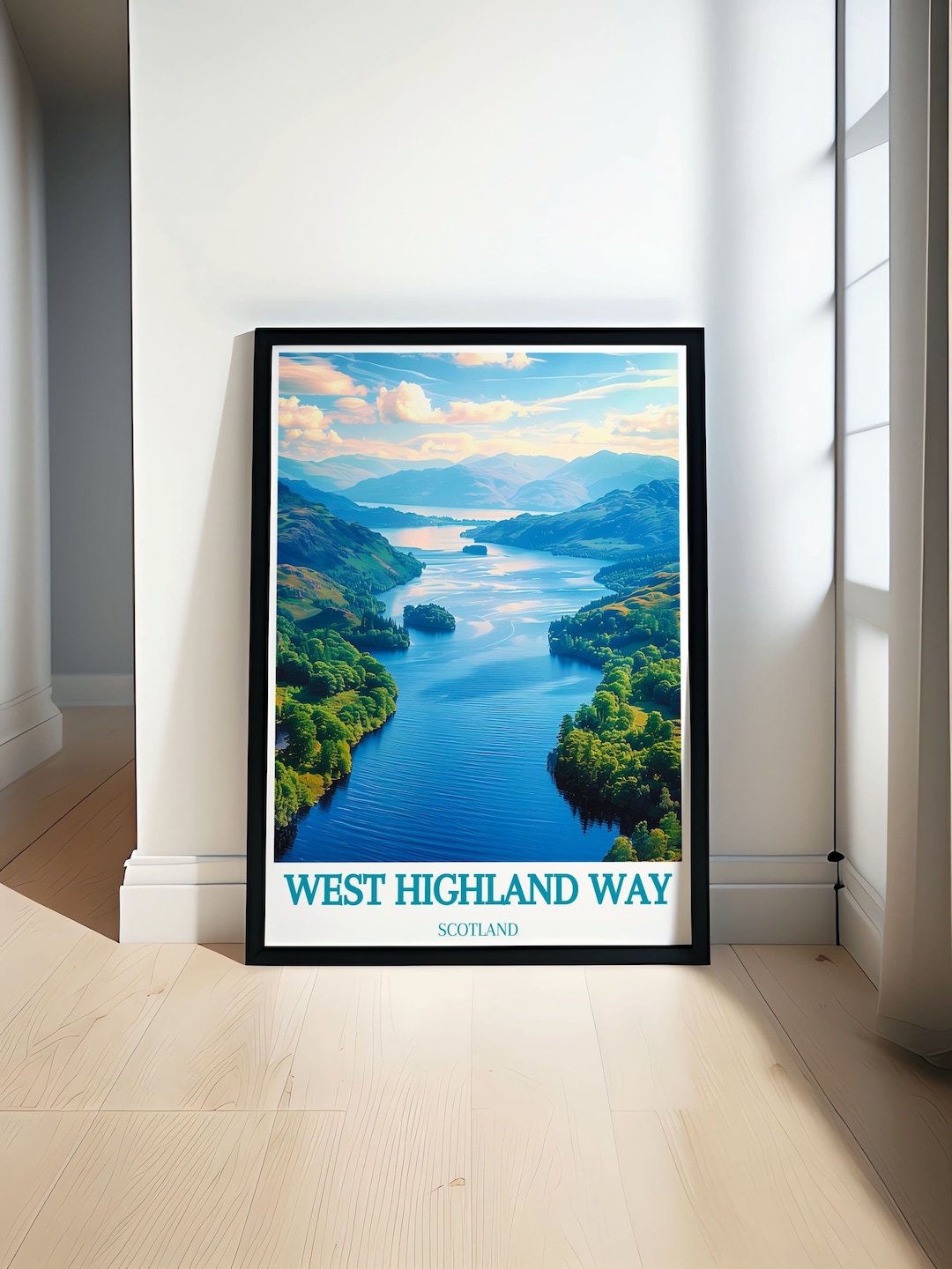 West Highland Way and Loch Lomond Artwork Loch Lomond Wall Art and