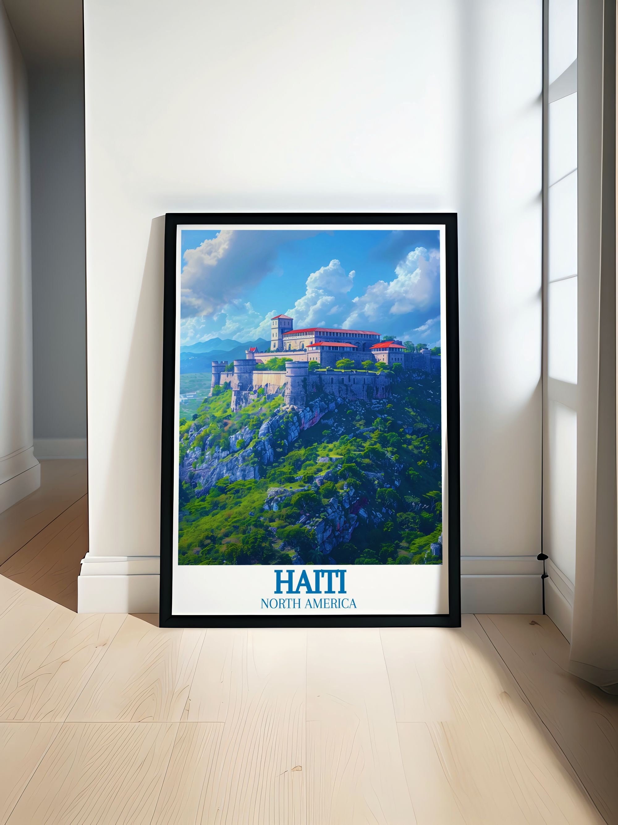 Haiti Poster - Framed Haiti Wall Art - Citadelle Laferrière Poster - Haiti Souvenir - Haiti Canvas - Haiti Poster - Haiti Travel Gifts
