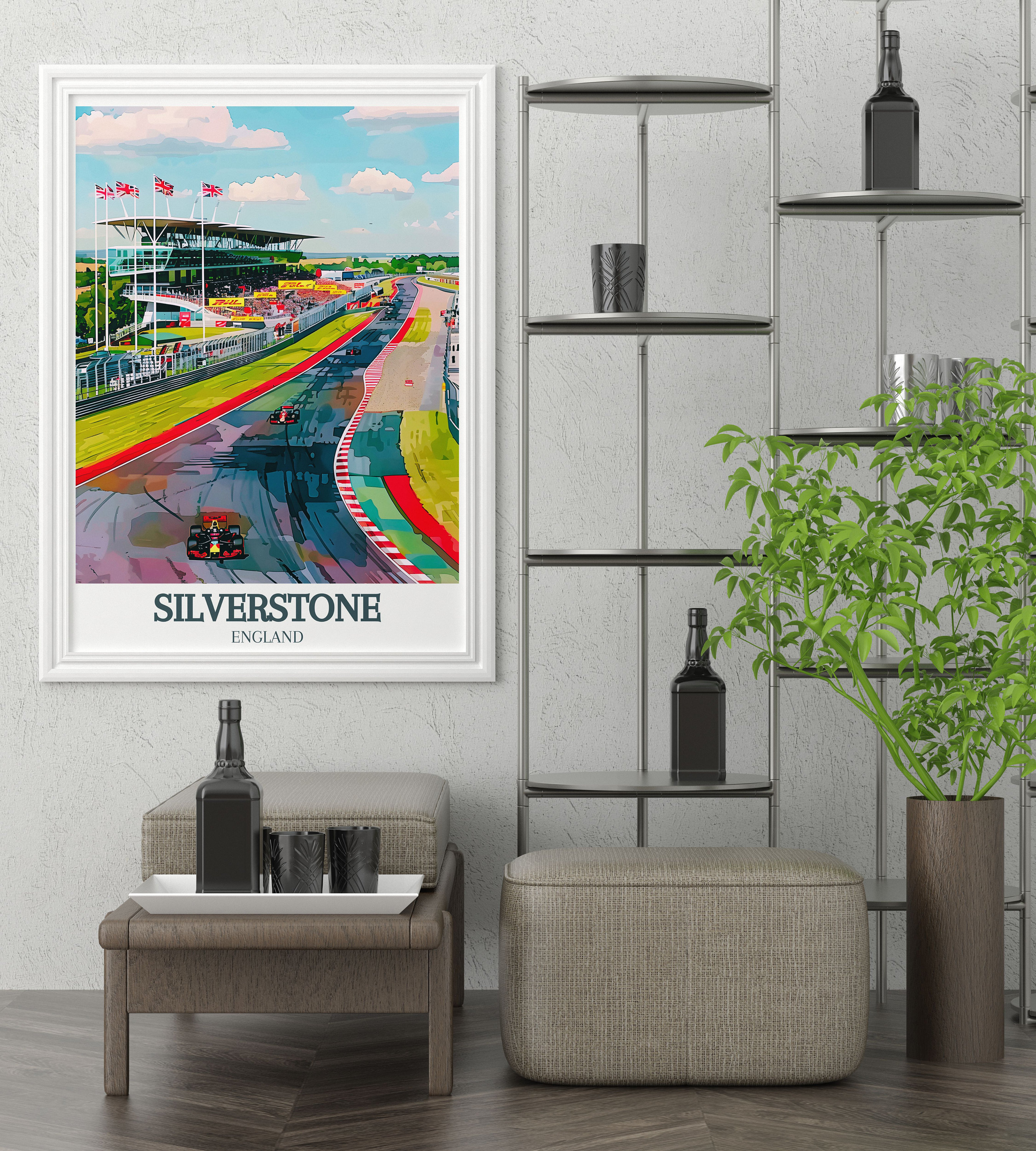 Silverstone Print Silverstone Poster-silverstone Print - Silverstone Wing Art ...