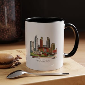 Milwaukee City Mug - Wisconsin City Mug - Milwaukee Coffee Cup - Wisconsin Coffee Cup - Milwaukee Tea Cup - Wisconsin Tea Cup