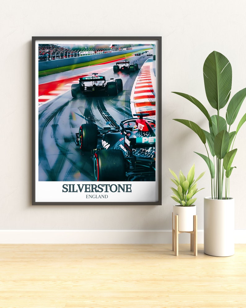 Silverstone Print Silverstone Poster - Silverstone Circuit Print - Silverstone Circuit ...