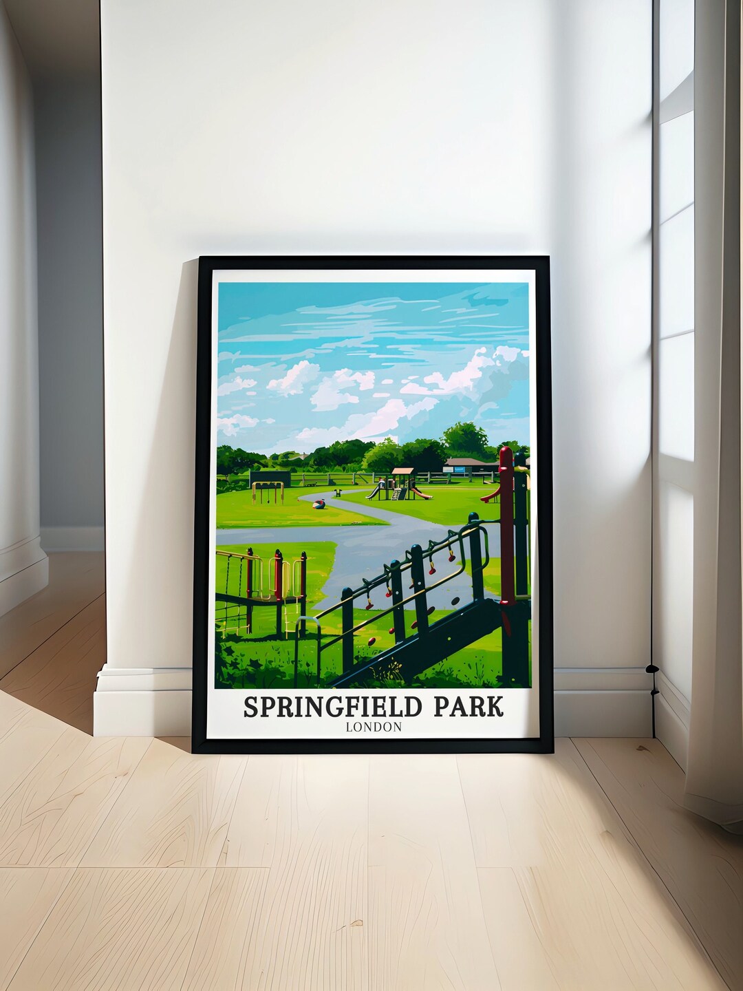 Springfield Park Wall Art - Springfield Fun Park and East London Parks ...