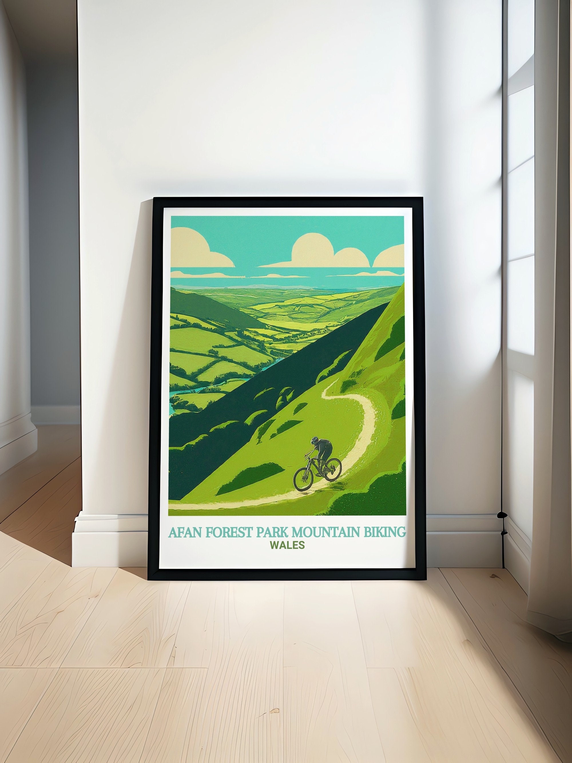 Afan Forest Park Mountain Biking Posters Skyline Trail Poster