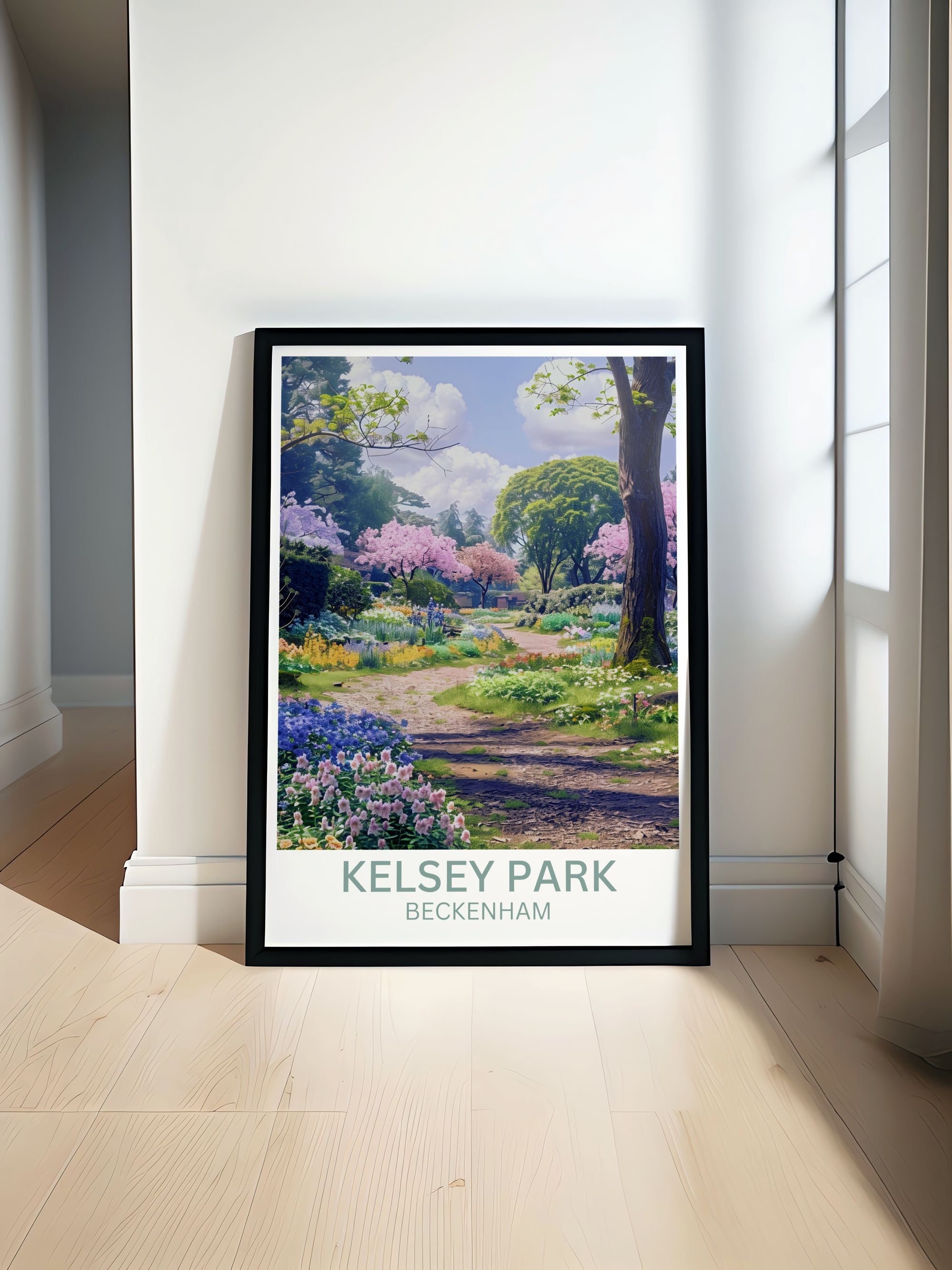 Kelsey Park London Tranquil Park Scene Prints - Bromley Poster Iconic South London Views Artwork