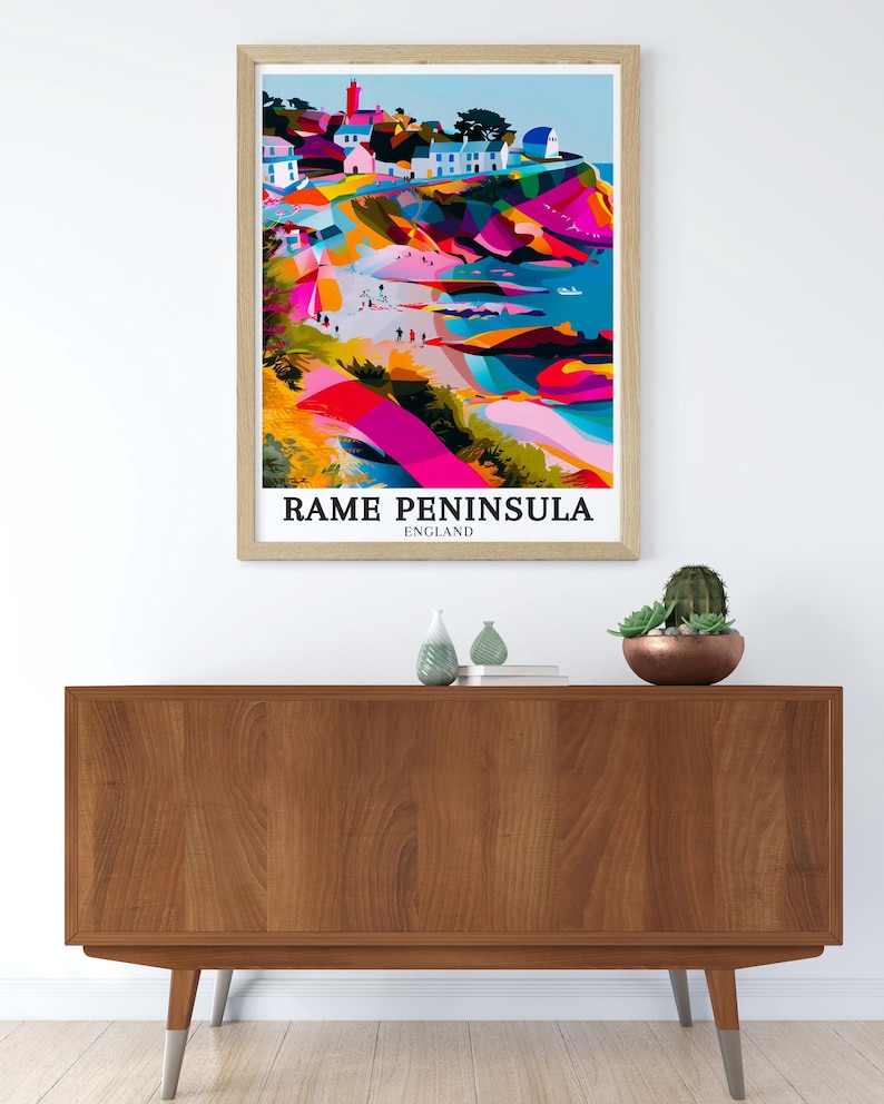 Visit Rame Poster Rame Peninsula Poster - Cawsand Beach Print - Kingsand Print- Rame ...