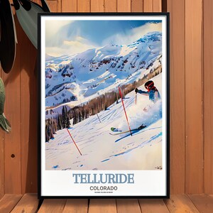 Telluride Travel Art Collection - Telluride Ski Resort Travel Posters ...