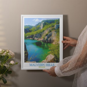 Malvern Wall Art - Gullet Quarry Iconic Poster - Beautiful English ...
