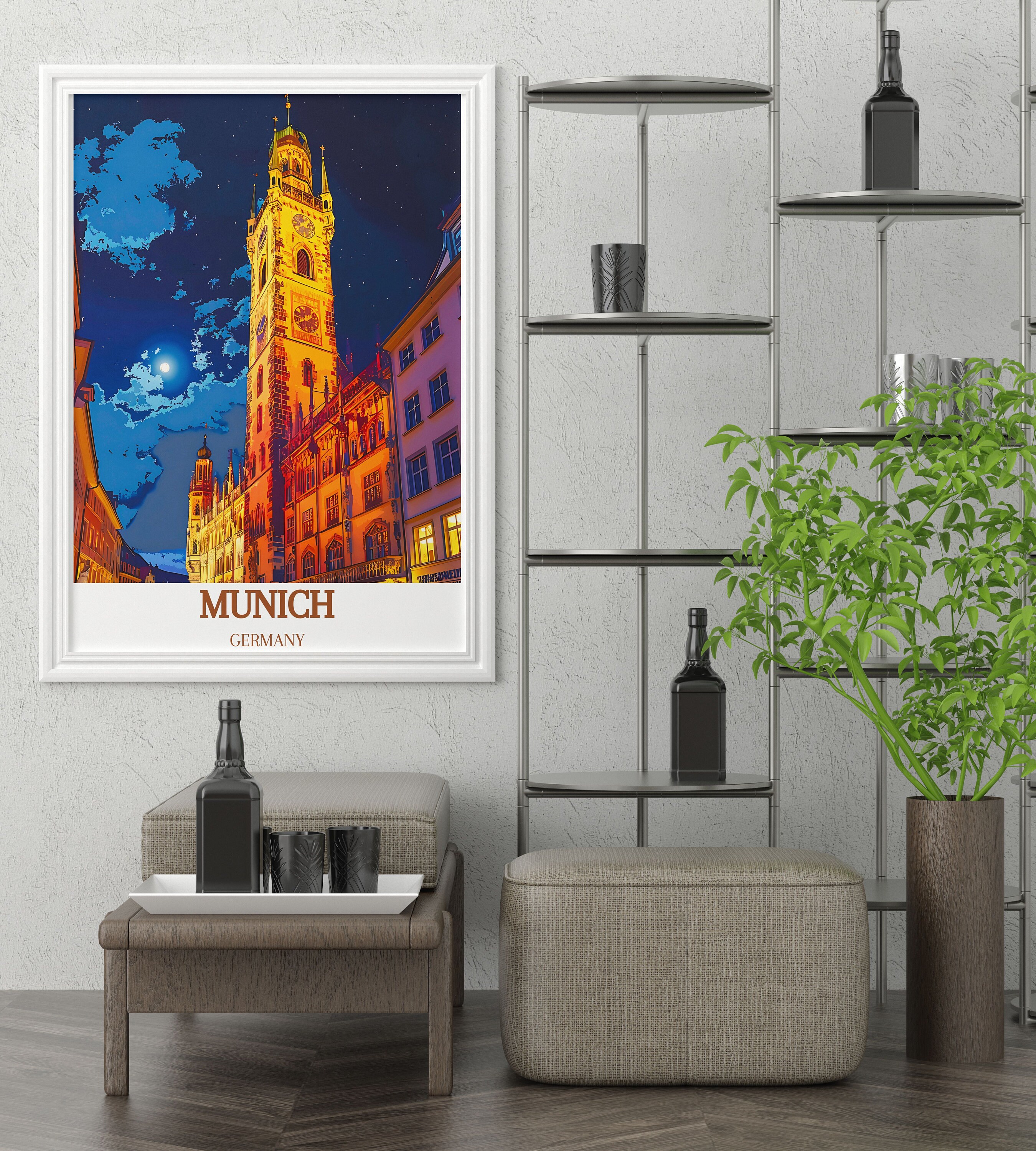 Poster da viaggio vintage Vietnam Hanoi su tela Stampa artistica Ufficio Famiglia Camera da letto Poster decorativi Regalo Decorazione da parete Poster 30x45 cm Cornice