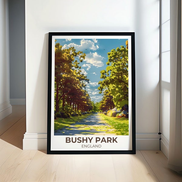 Bushy Park Posters - Our Longford River Print from Historic Bushy Park - Framed Prints of Richmond Upon Thames