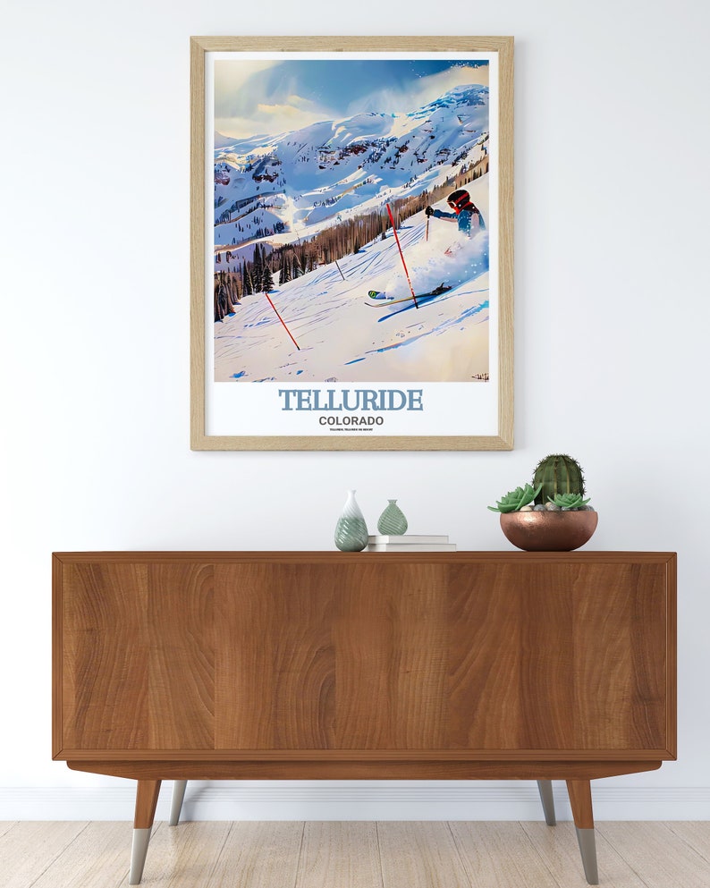 Telluride Travel Art Collection - Telluride Ski Resort Travel Posters ...
