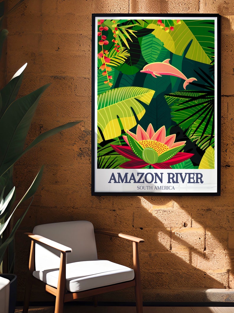 Amazon River Poster - Framed Victoria Regia Water Lily Print - Amazon ...