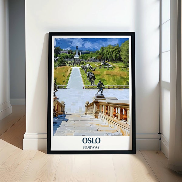 Oslo in Art: Vintage and Modern Travel Prints  -  Wall Art That Brings Scandinavia Home - Iconic Views of Oslo