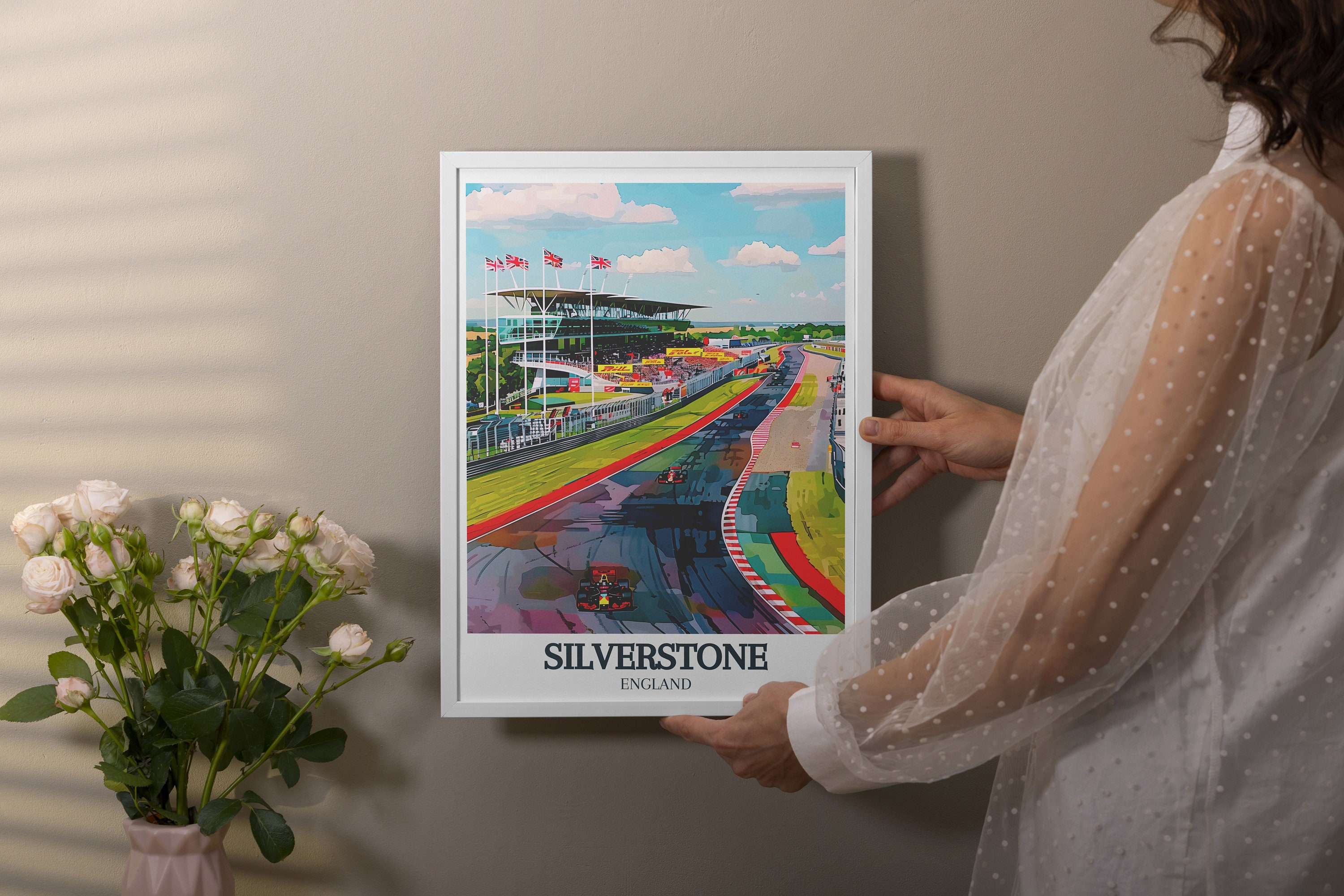 Silverstone Print Silverstone Poster-silverstone Print - Silverstone Wing Art ...
