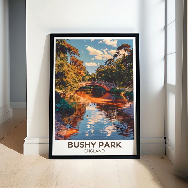 Bushy Park and Longford River Wall Art  - Bushy Park and Longford River Prints -  Longford River and Bushy Park Print Series