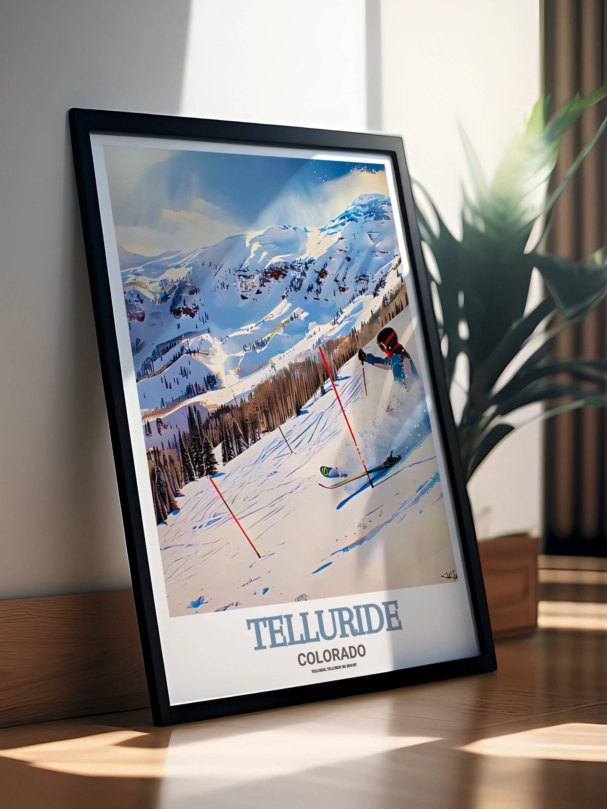Telluride Travel Art Collection - Telluride Ski Resort Travel Posters ...