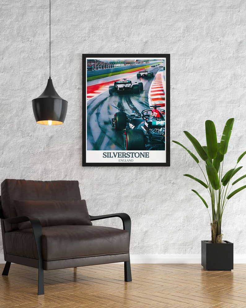Silverstone Print Silverstone Poster - Silverstone Circuit Print - Silverstone Circuit ...