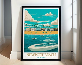 Newport Beach Posters - Balboa Island Art - Beautiful Newport Beach Travel Prints -  Balboa Island Posters - Newport Beach Prints
