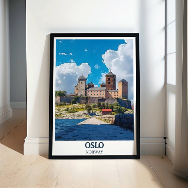 Oslo and Norway Travel Posters for Your Home - Unique Norway Birthday and Annivesary Gifts