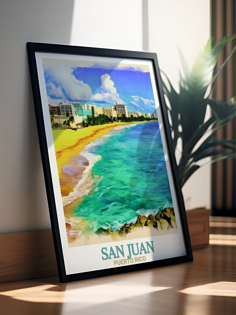 San Juan Travel Prints Condado Beach Prints and Caribbean Wall Art