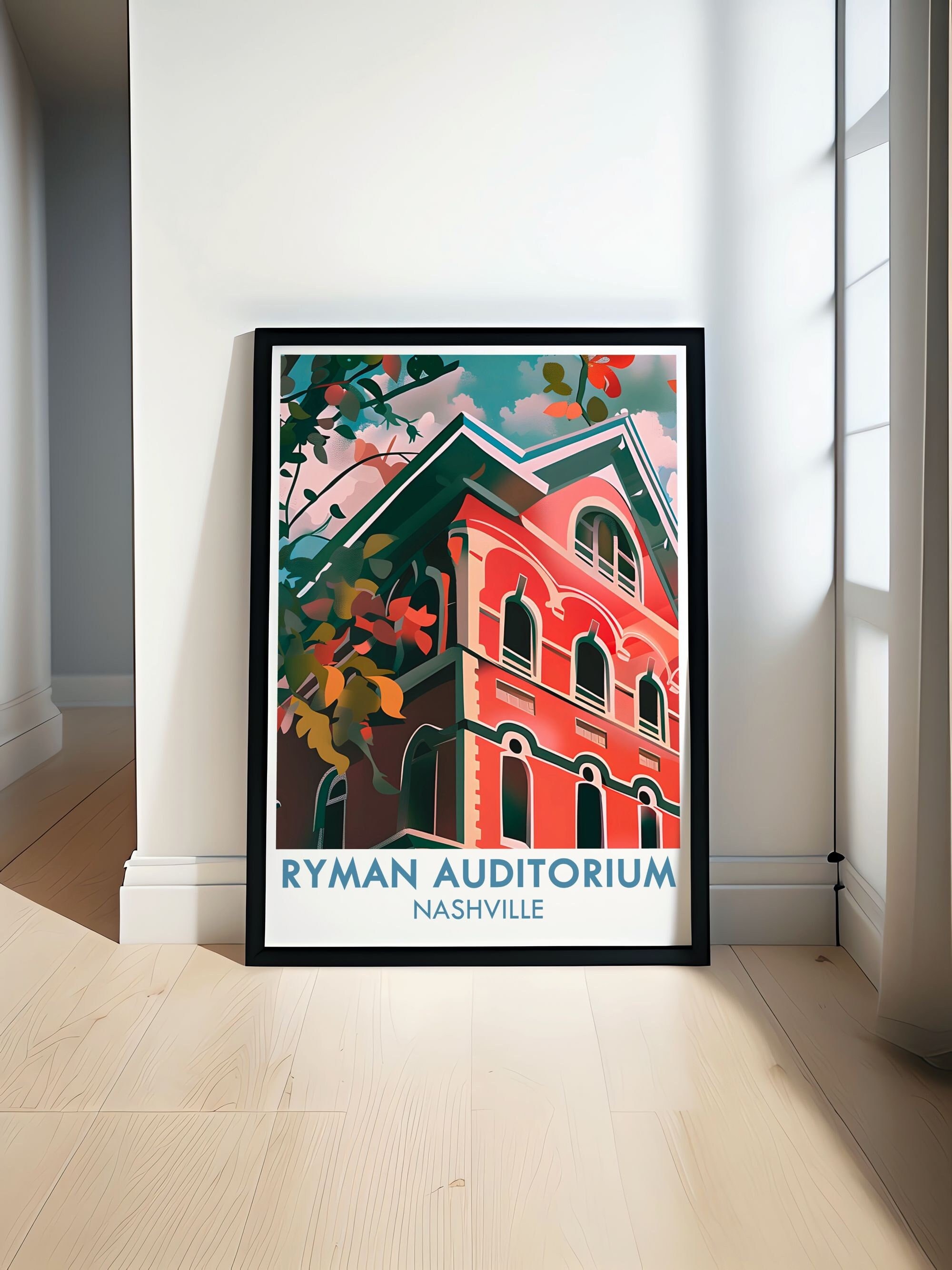 Ryman Auditorium Posters - Ryman Auditorium Framed Prints - Ryman Auditorium Art - Ryman Auditorium Print - Ryman Auditorium Wall art