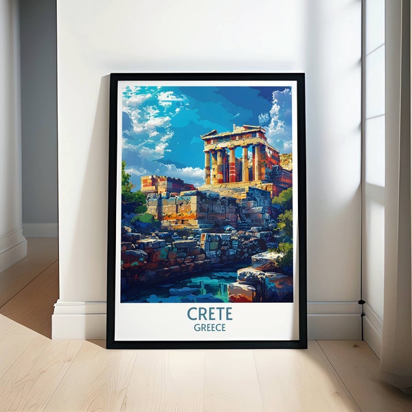 Crete islands Art & Architecture - Santorini and Corfu Prints - Greek Travel Prints for Mediterranean Enthusiasts